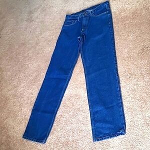 RK Men 100%cotton 32x34 bootcut dark blue jeans pants